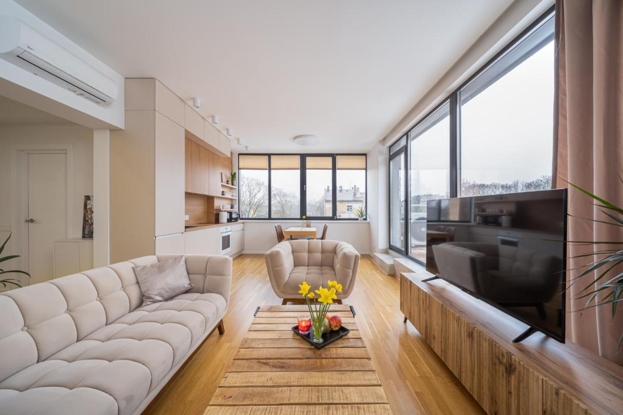 1-Bedroom Penthouse With Underground Parking Riga Dış mekan fotoğraf