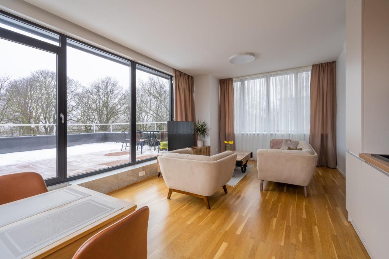 1-Bedroom Penthouse With Underground Parking Riga Dış mekan fotoğraf