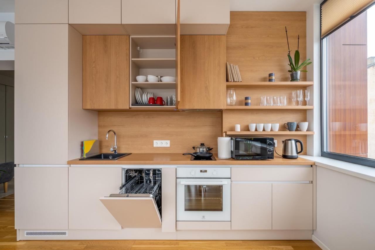 1-Bedroom Penthouse With Underground Parking Riga Dış mekan fotoğraf