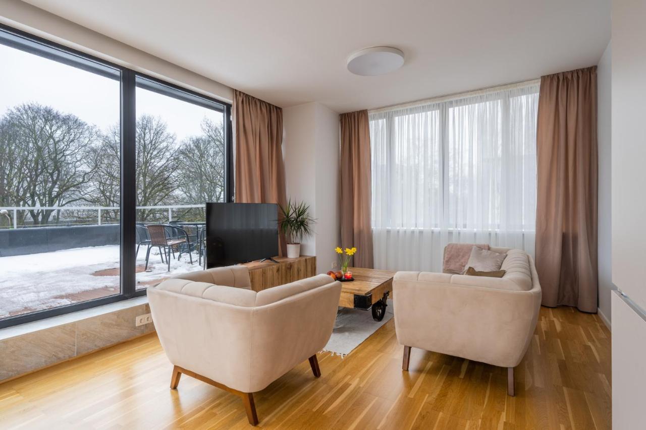 1-Bedroom Penthouse With Underground Parking Riga Dış mekan fotoğraf